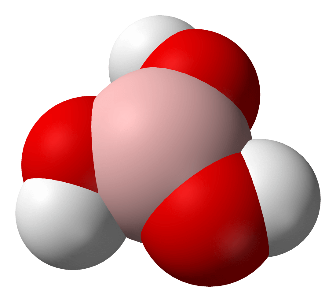 Cấu tạo phân tử của Acid boric 