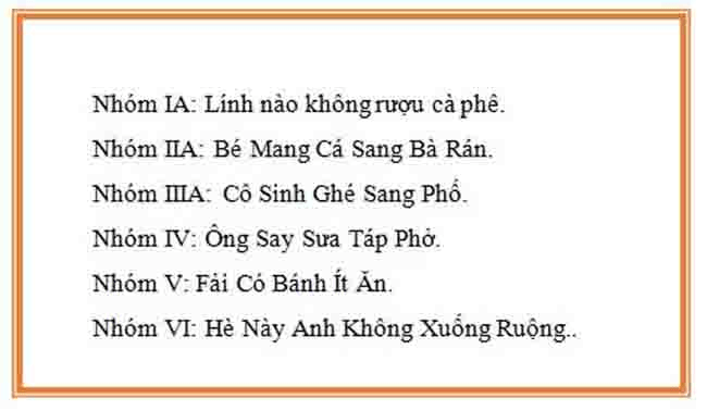 Ví dụ về mẹo giúp ghi nhớ lâu bảng tuần hoàn nguyên tố  2