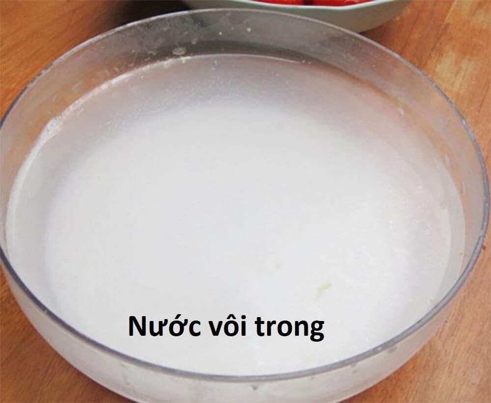 Nước vôi trong là gì