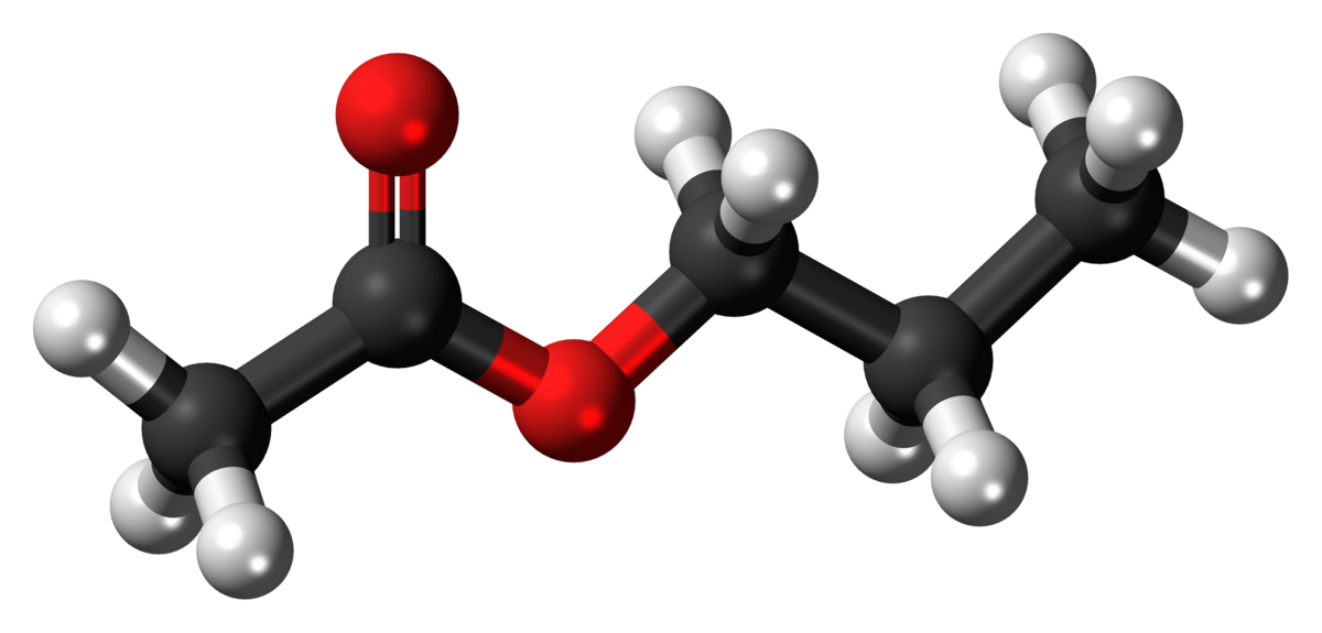 Cấu tạo phân tử của propyl axetat